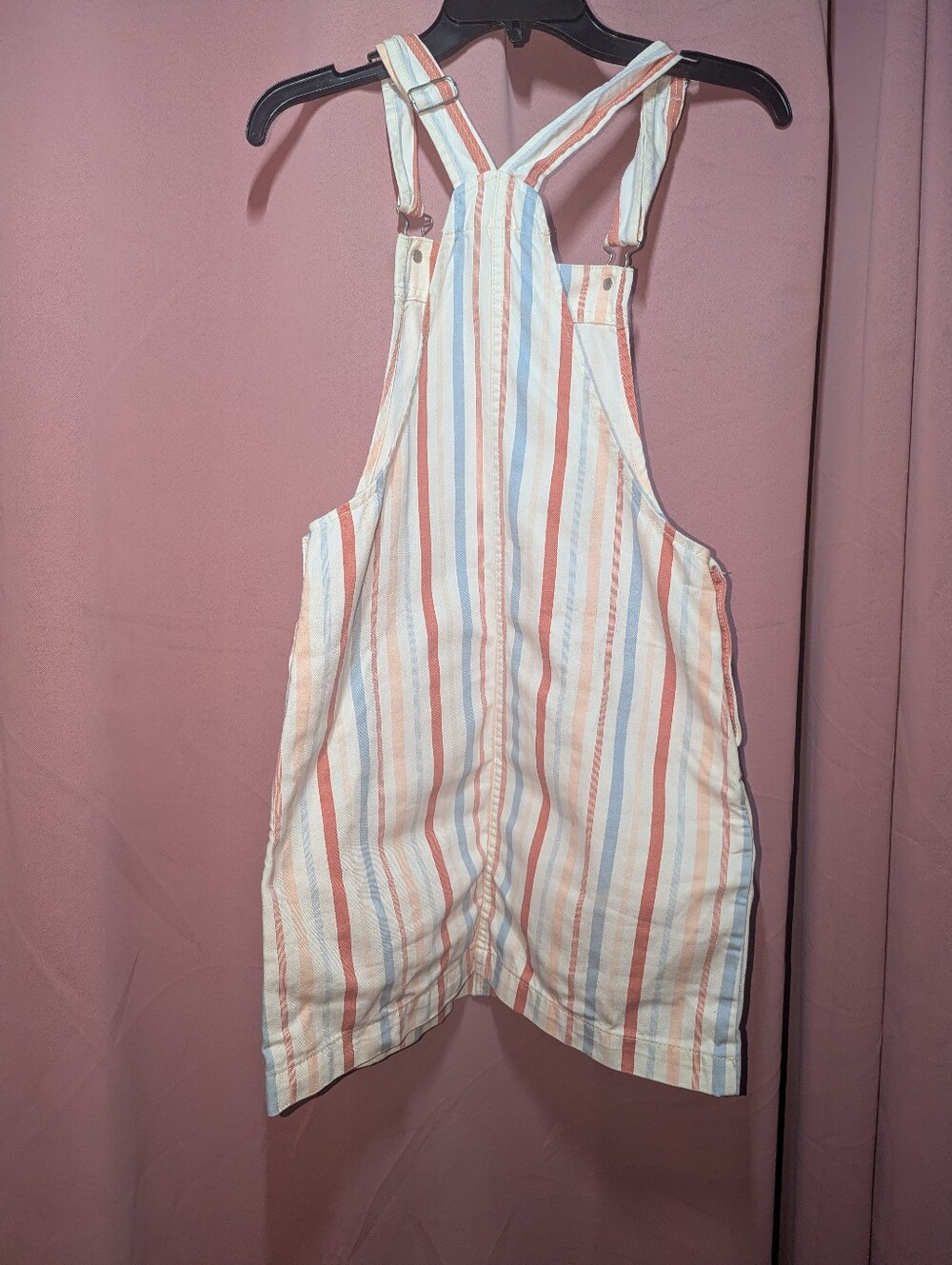 AMERICAN EAGLE OUTFITTERS Overall Denim Dress with Pockets XS - Picture 5 of 13